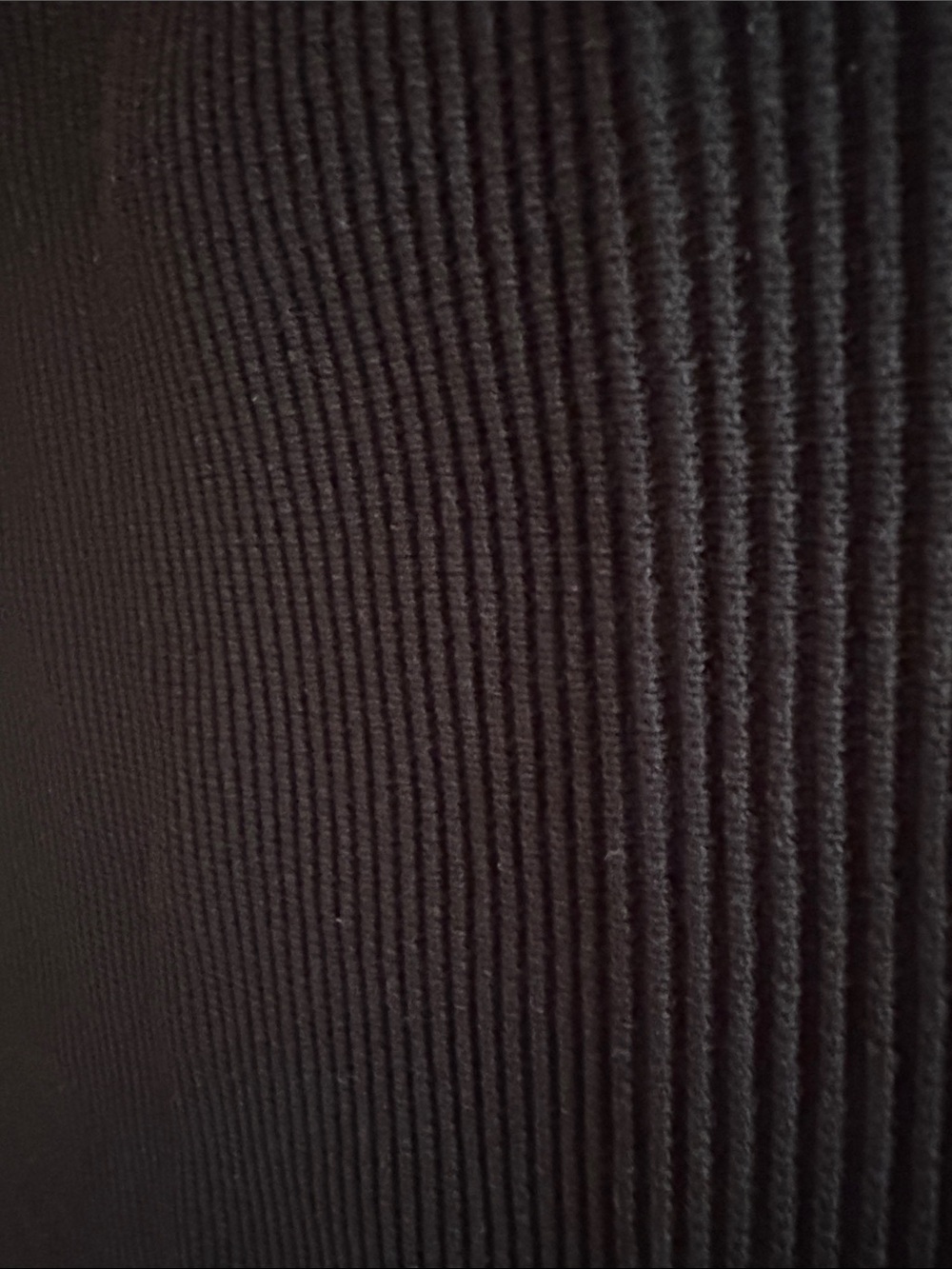Babaton Black Ribbed Racerback Mini Dress - Picture 3 of 5